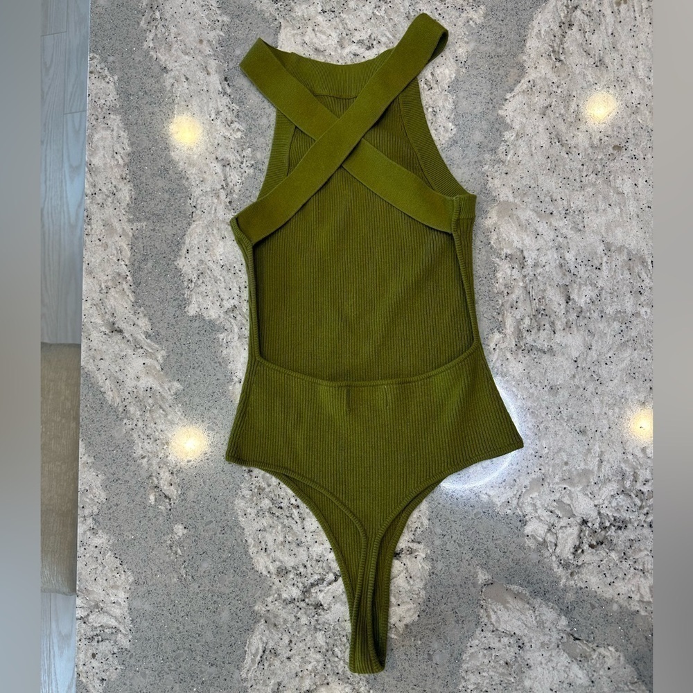 L'Academie Dawson Bodysuit in Green Size Small - Picture 7 of 8